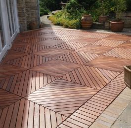 Garden Decking In Burton Joyce: Click Here To View Larger Image